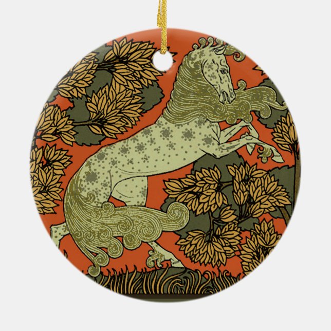 Reiten Mittelalterliche Kunst Kunsthandwerk Keramik Ornament (Hinten)