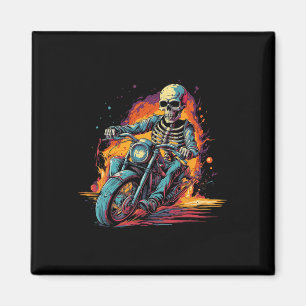 Reiten Motorrad Halloween Kostümfahrer Magnet