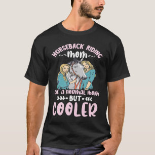 Reiten Mutter Reiter Pferderennen  T-Shirt