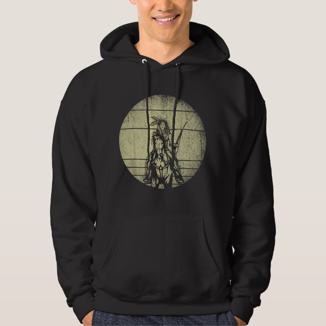 Reiten Native American Heritage Native Ameri Hoodie (Vorderseite)