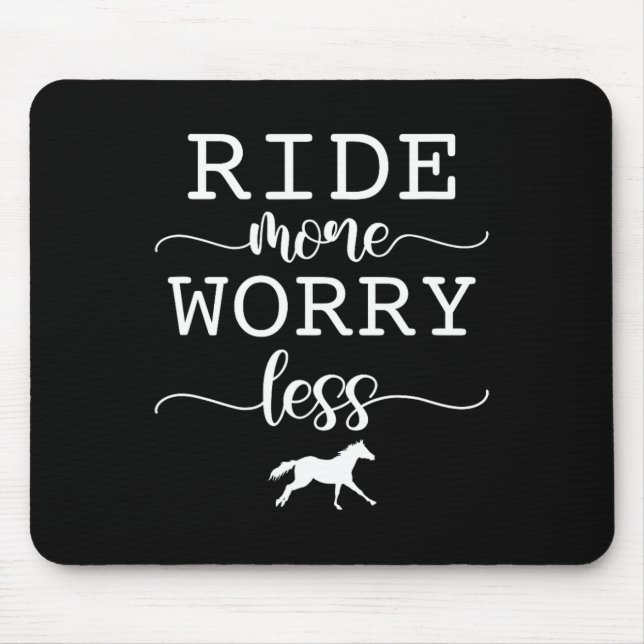 Reiten noch schlimmer Reitpferd Mousepad (Vorne)