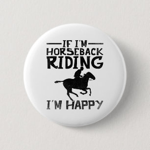Reiten Pferde Pferde Geschenke, wenn im Horsebac Button