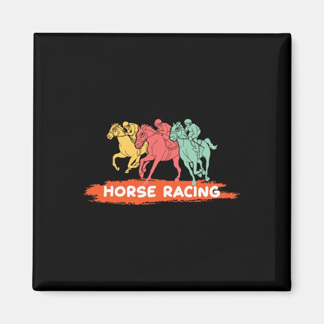 Reiten Pferde Reiten Magnet (Vorne)
