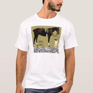 Reiten-Plakat-Kunst 1912 Ludwigs Hohlwein T-Shirt