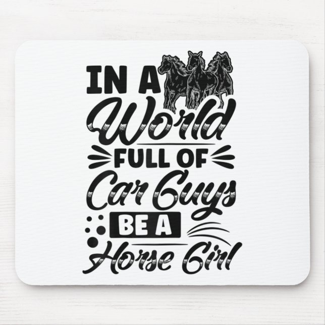 Reiten - Reiten - Reiten Mousepad (Vorne)