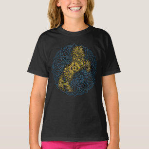 Reiten Reitsport Mandala Pferde T-Shirt