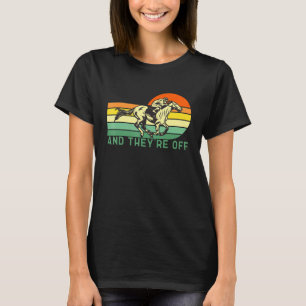Reiten Reitsport Pferderennen Vintage R T-Shirt