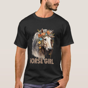 Reiten Reitsport Reiterin Mädchen Frauen T-Shirt