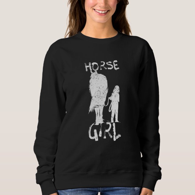 Reiten Rodelbahn mit Aussicht Reiten Sweatshirt (Vorderseite)