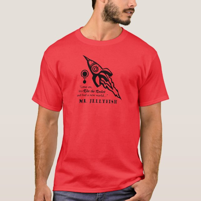 Reiten Sie das Rocket-Shirt T-Shirt (Vorderseite)