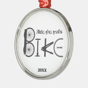 Reiten Sie das Trail Bike Graffiti Inspiration Zit Ornament Aus Metall