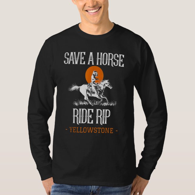 Reiten Sie den Rip Yellowstone T-Shirt (Vorderseite)