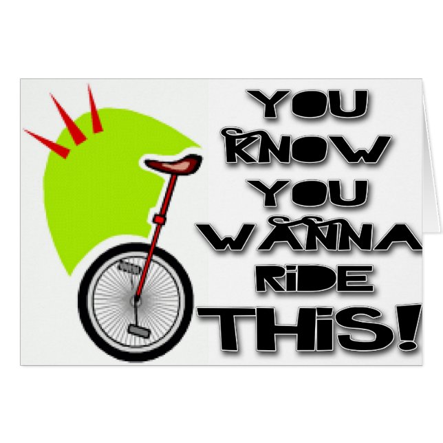 Reiten Sie diesen Unicycle (Vorderseite (Horizontal))