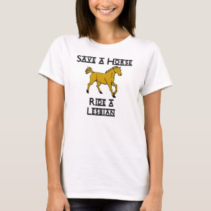 reiten Sie eine Lesbe T-Shirt
