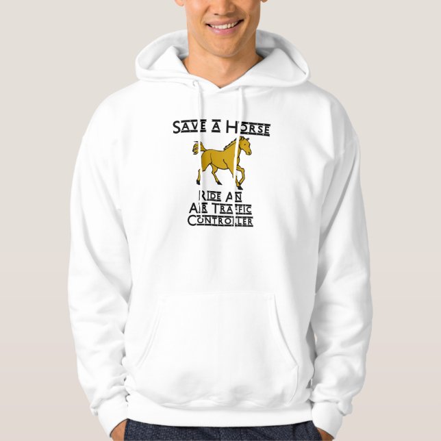 reiten Sie einen Fluglotsen Hoodie (Vorderseite)