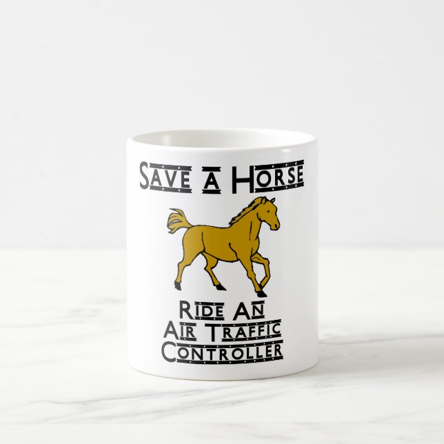 reiten Sie einen Fluglotsen Kaffeetasse (Mittel)