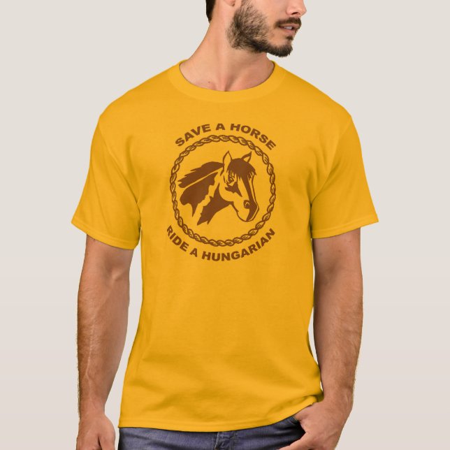 Reiten Sie einen Ungarn T-Shirt (Vorderseite)