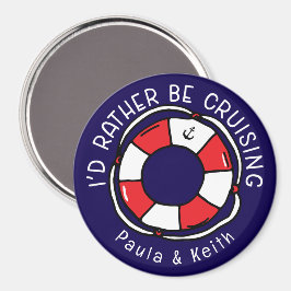 Reiten Sie lieber die sonnige Kabine Tür Magnet
