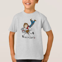 Reiten Sie sie Cowboy-Strichmännchen-Shirt