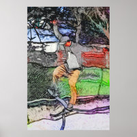 Reiten - Skateboarder-Design für Cartoon