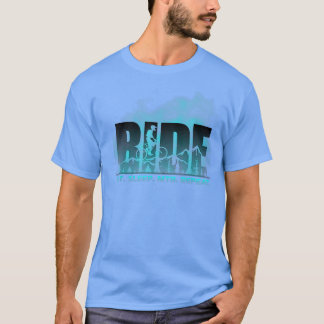 Reiten Sleep MTB Wiederholung Mountainbiking 1301 T-Shirt