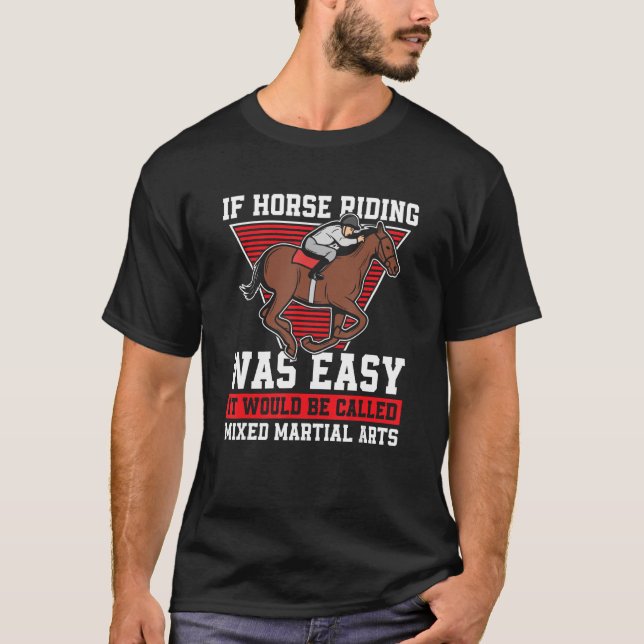 Reiten T-Shirt (Vorderseite)