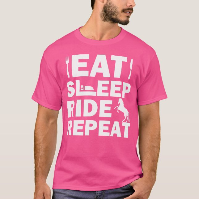 Reiten T-Shirt (Vorderseite)