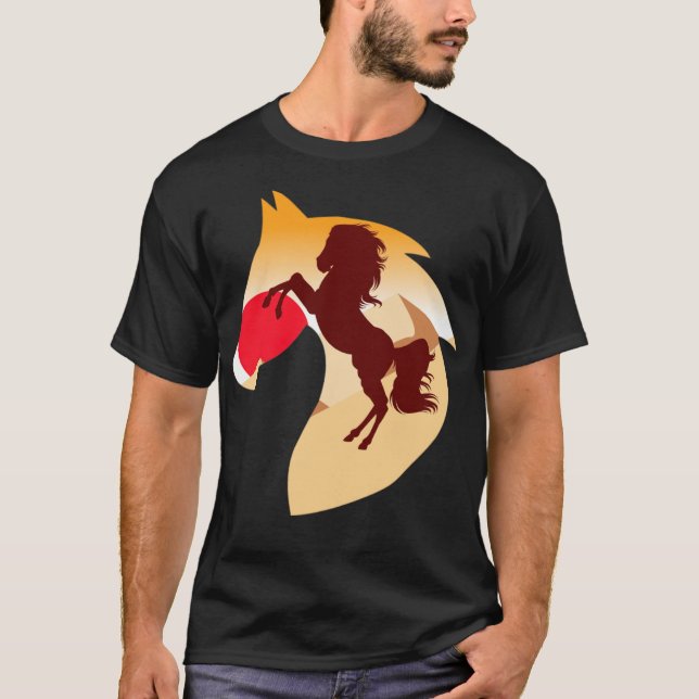 Reiten T-Shirt (Vorderseite)