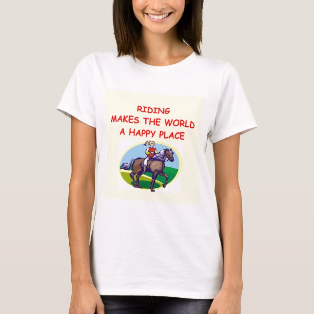 Reiten T-Shirt (Vorderseite)