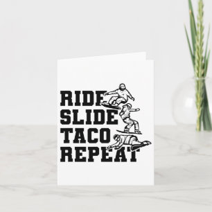 Reiten Taco Wiederholung Snowboarder Snowboarden S Karte