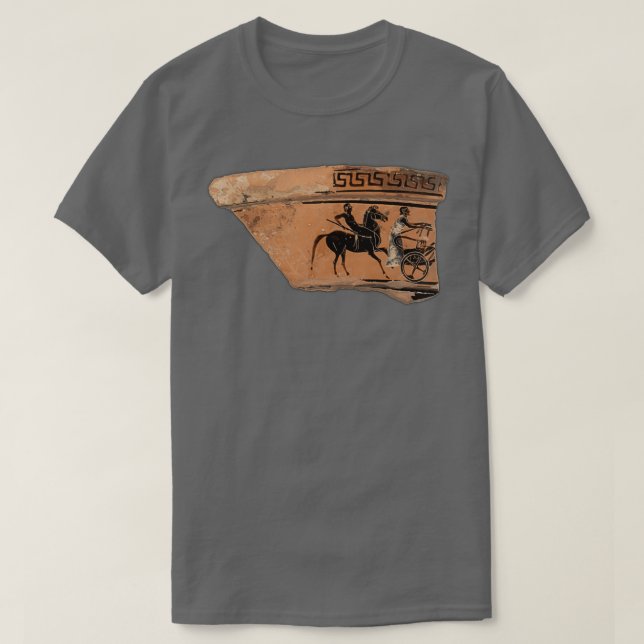 Reiten Vase Fragment T-Shirt (Design vorne)