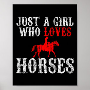 Reiten Vintages Pferd Poster
