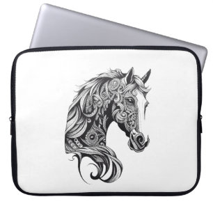 Reiten Wilde Tiere Naturschönheit Kunst, Dichtung  Laptopschutzhülle