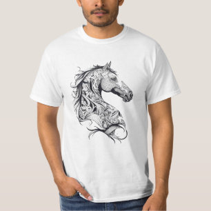 Reiten Wilde Tiere Naturschönheit Kunst, Dichtung T-Shirt