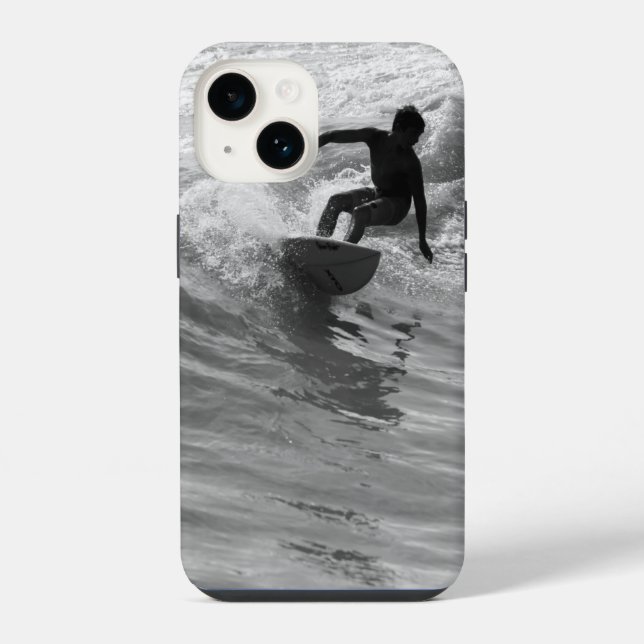 Reitend auf der Welle Grayscale Case-Mate iPhone-H iPhone Hülle (Rückseite)