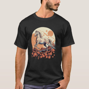Reitende Mädchen Frauen Reitsport Reiten 2 T-Shirt