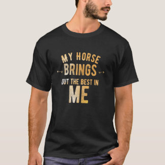 Reitende Mädchen Frauen Reitsport Reiten  4 T-Shirt