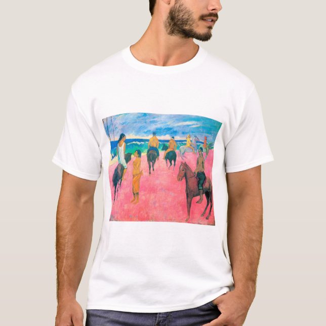 Reiter am Strand, Gauguin T-Shirt (Vorderseite)
