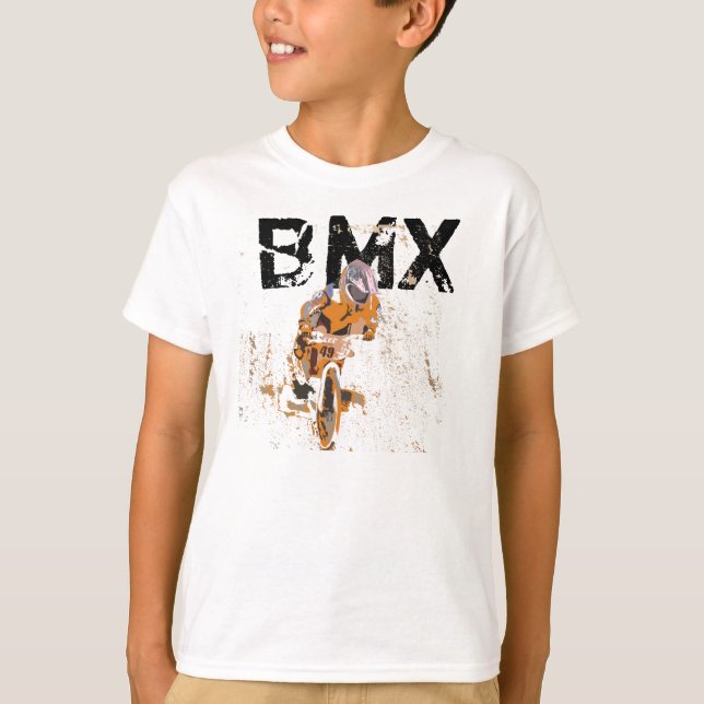 Reiter bereiten vor, passen das Tor… BMX auf T-Shirt (Vorderseite)