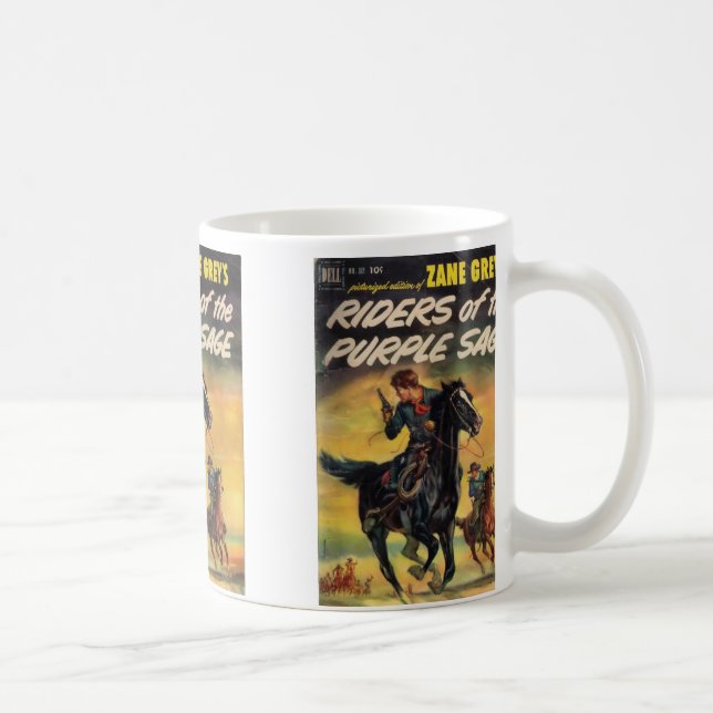 Reiter der lila Weide Tasse (Rechts)