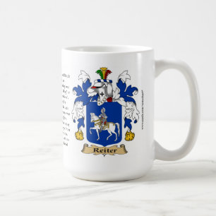 Reiter, der Ursprung, die Bedeutung und das Wappen Kaffeetasse