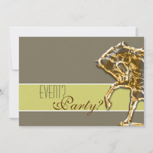 Reiter-elegantes Party Einladung