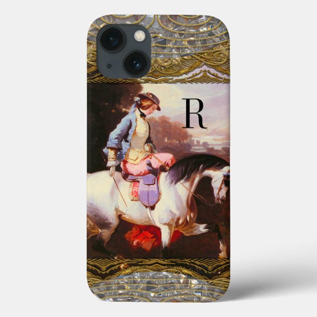 Reiter-Elsa-Monogramm 6/6S Tough Case-Mate iPhone Hülle (Rückseite)
