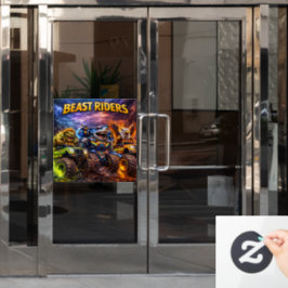 Reiter, epischer Monstertruck-Fensteraufkleber und Fensteraufkleber