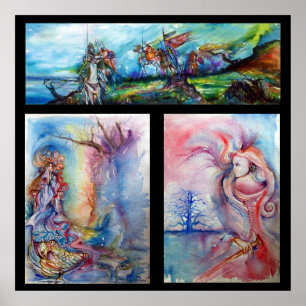 REITER IN DER STORM UND LEGENDE VON AVALON POSTER