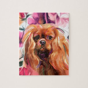Reiter King Charles Spaniel PUZZLE Ruby