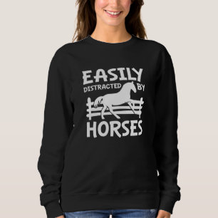 Reiter leicht abgelenkt sweatshirt