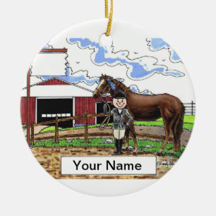 Reiter Lover Keramikornament
