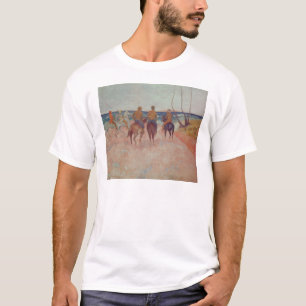 Reiter Paul Gauguins   auf dem Strand 1902 T-Shirt