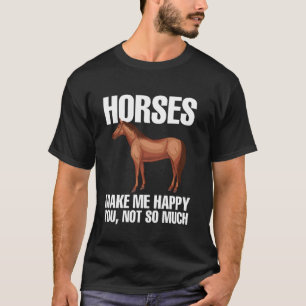 Reiter Sprüche lustige Reiter Pferde T-Shirt